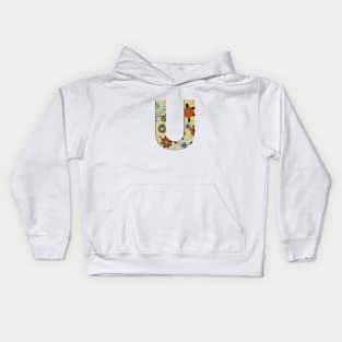 Monogram letter U Kids Hoodie